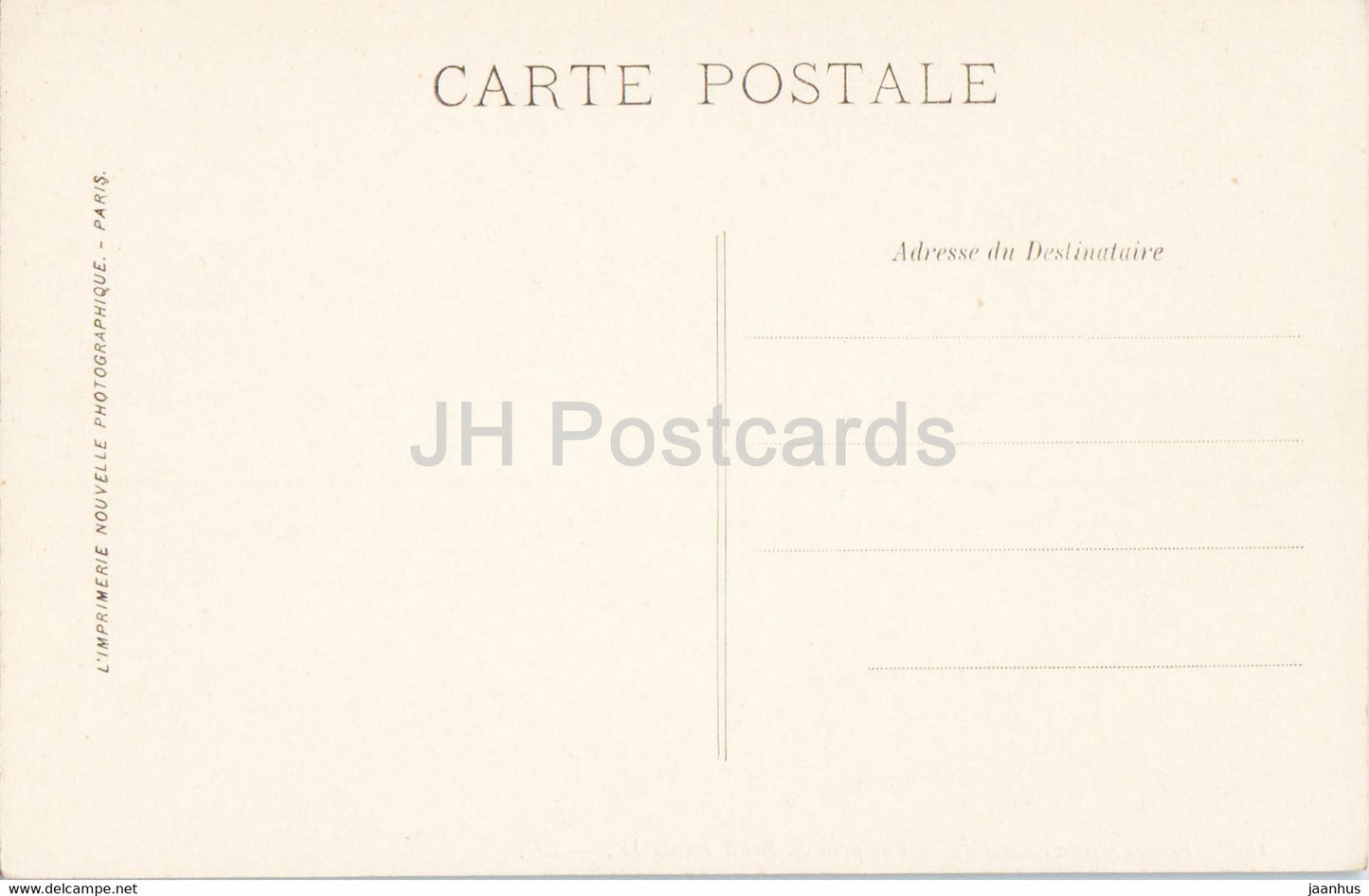 Fontainebleau - Vue prise du Mail Henri IV - 180 - old postcard - France - unused