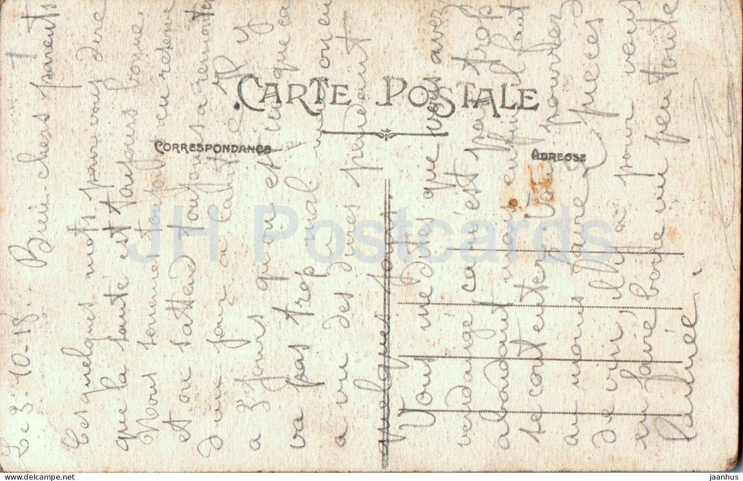 L'Epine - Environs de Chalons sur Marne - Notre Dame de Lépine - La Grande Nef 54 - carte postale ancienne - 1918 - France - occasion