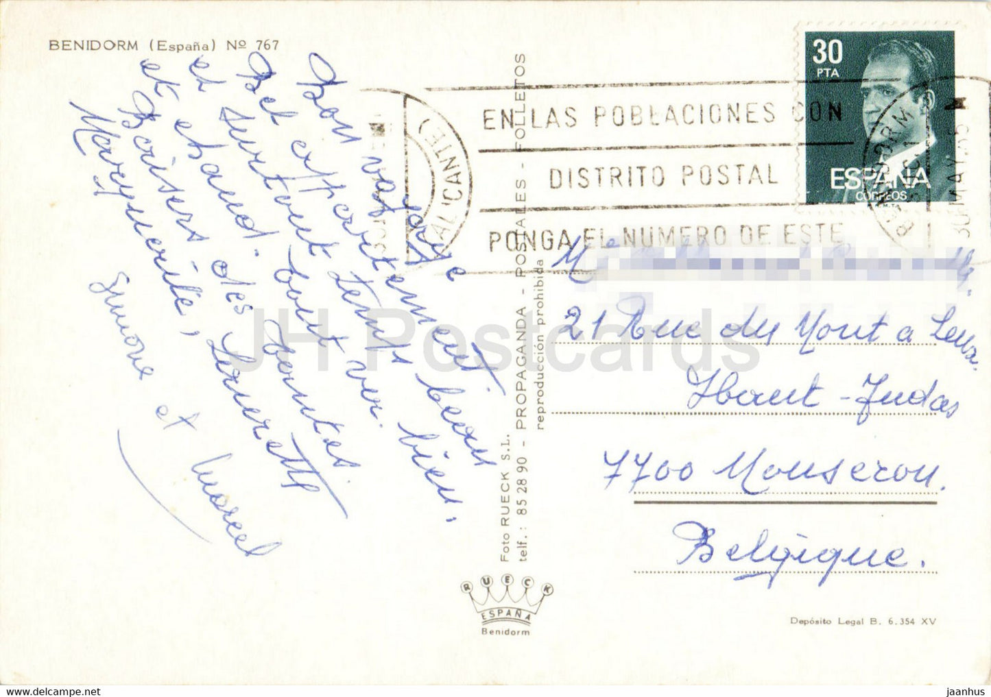 Benidorm - coast - 767 - Spain - used