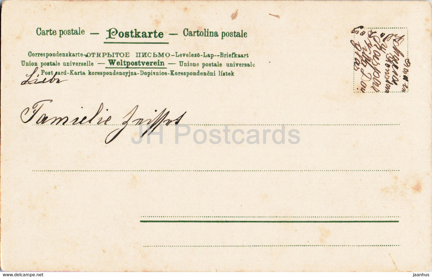 Konstanz - Evang Kirche - church - old postcard - Germany - used