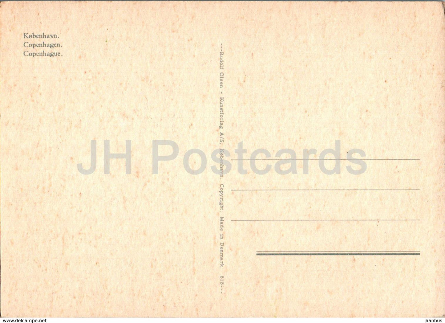 Copenhagen - Kopenhagen - Little Mermaid - guard - multiview - 818 - Denmark - unused