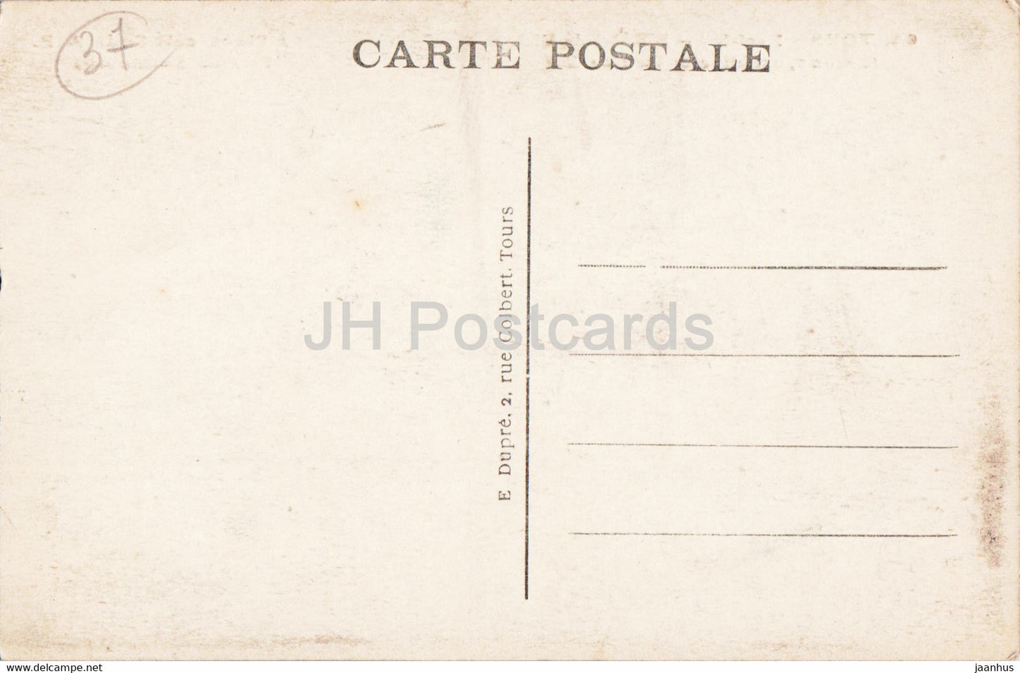 Touren - L'Hotel de Ville - La Place cote Sud - Laloux architecte - 63 - alte Postkarte - Frankreich - unbenutzt