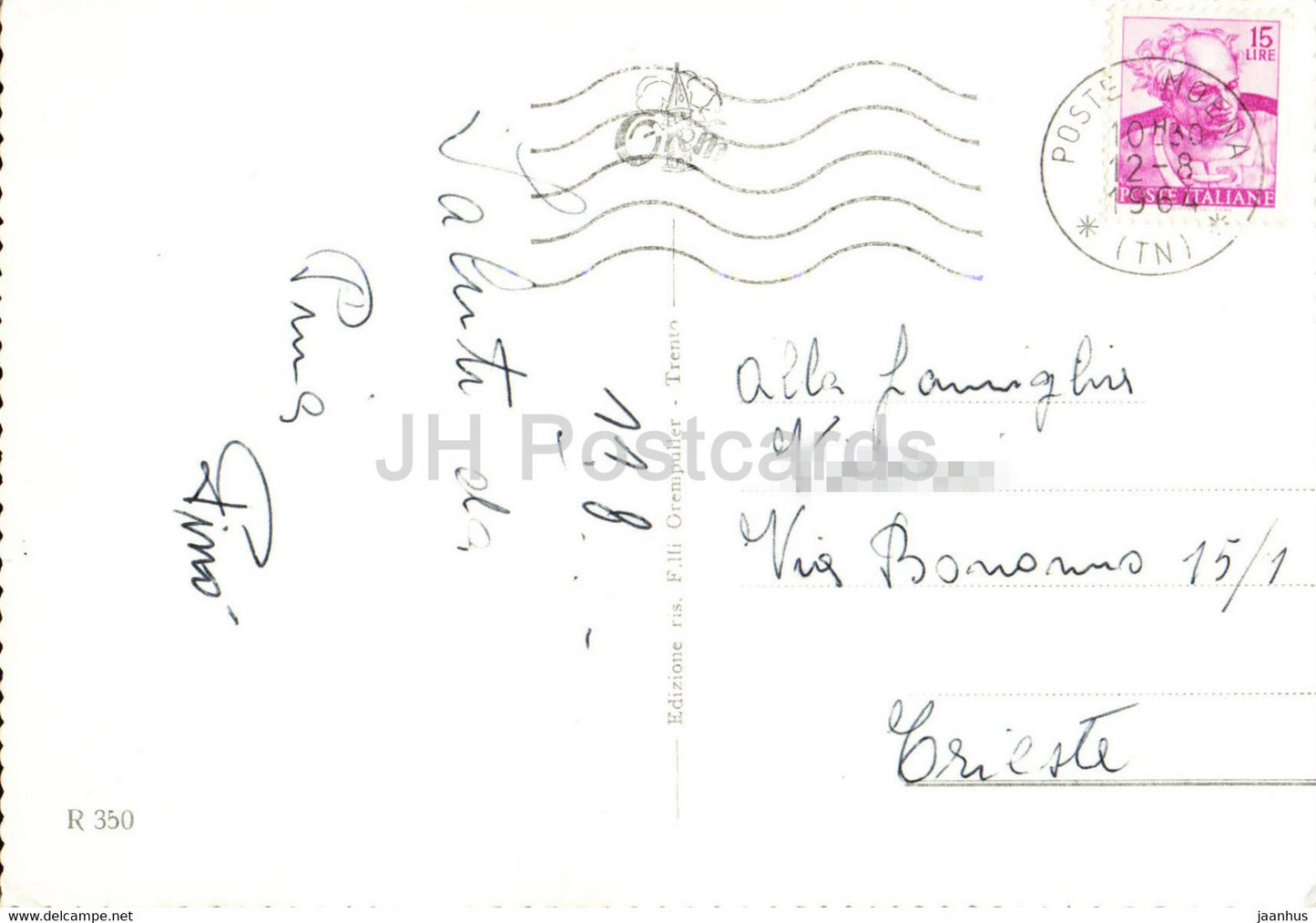 Saluti da Moena - multiview - 1964 - Italy - used