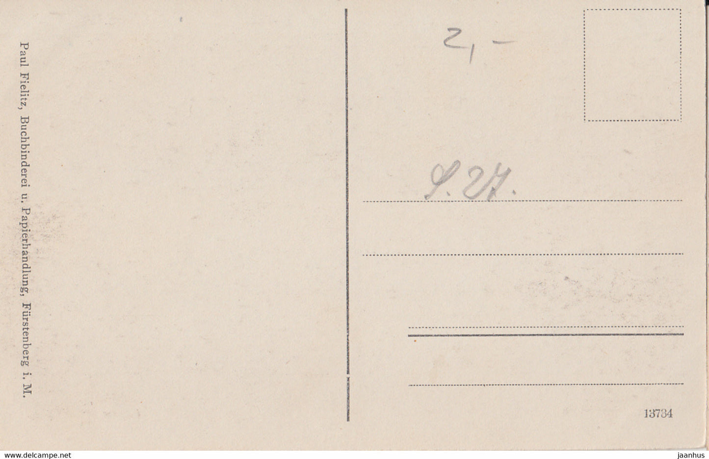 Himmelpfort - Klosterruine - old postcard - Germany - unused