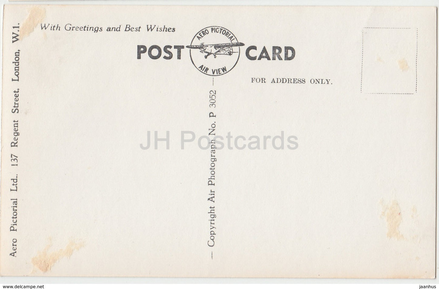 Château de Corfe - vue aérienne - P.3052 - Royaume-Uni - Angleterre - occasion