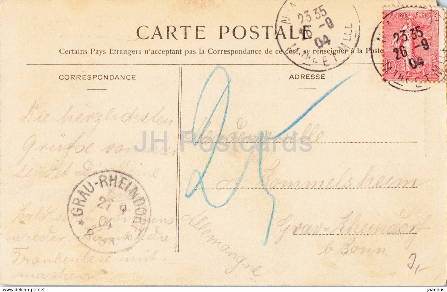 Nancy - Eglise Saint Epvre - La Lorraine Illustree - church - 36 - old postcard - 1904 - France - used