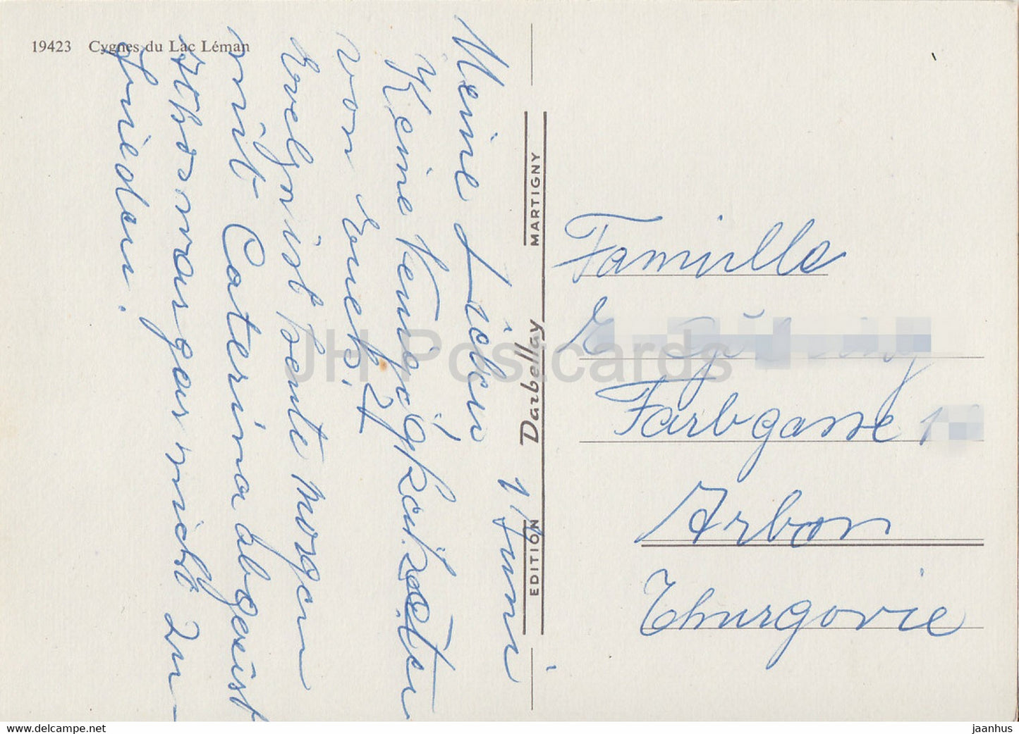 Cygnes du Lac Leman - swan - birds - 19423 - Switzerland - used