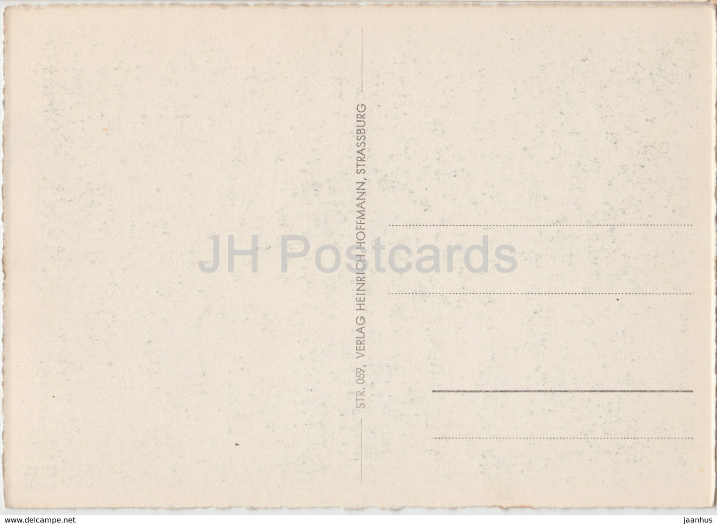 Straßburg - Straßburg - Rabenhof - alte Postkarte - Frankreich - unbenutzt