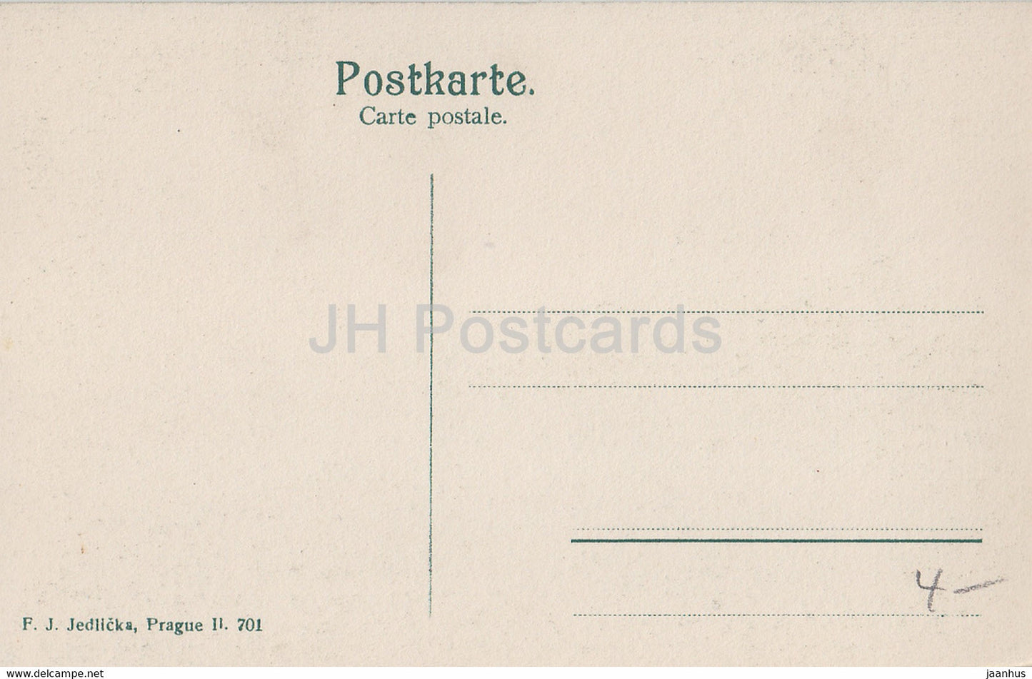 Praha - Prague - Gruss aus Prag - Moldaupartie - old postcard - Czech Republic - unused