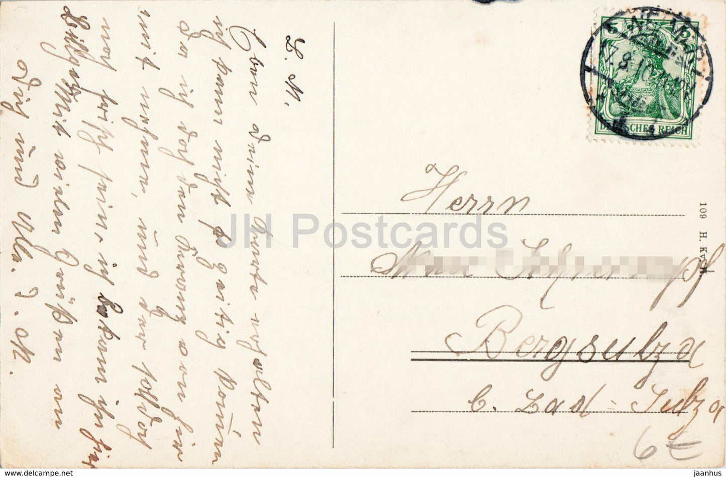 Weimar - Schloss - Schloss - 1910 - alte Ansichtskarte - Deutschland - gebraucht