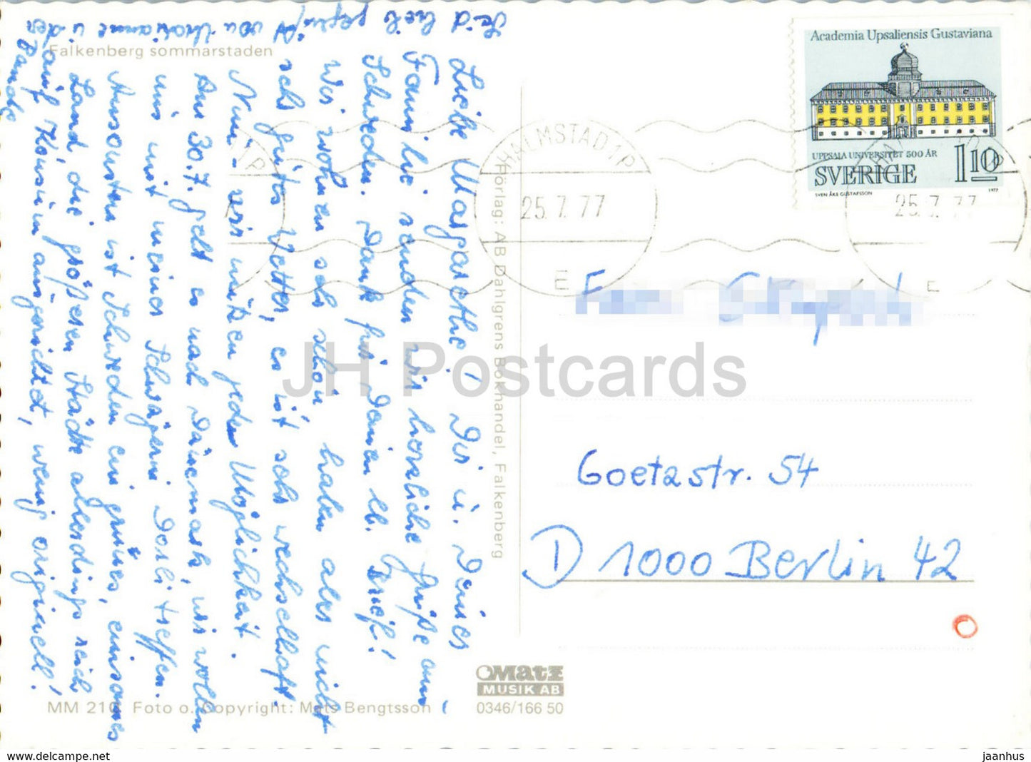 Falkenberg Sommarstaden - beach - multiview - 1977 - Sweden - used