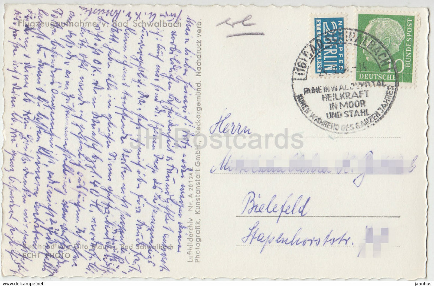 Flugzeugaufnahme v Bad Schwalbach - Germany - used