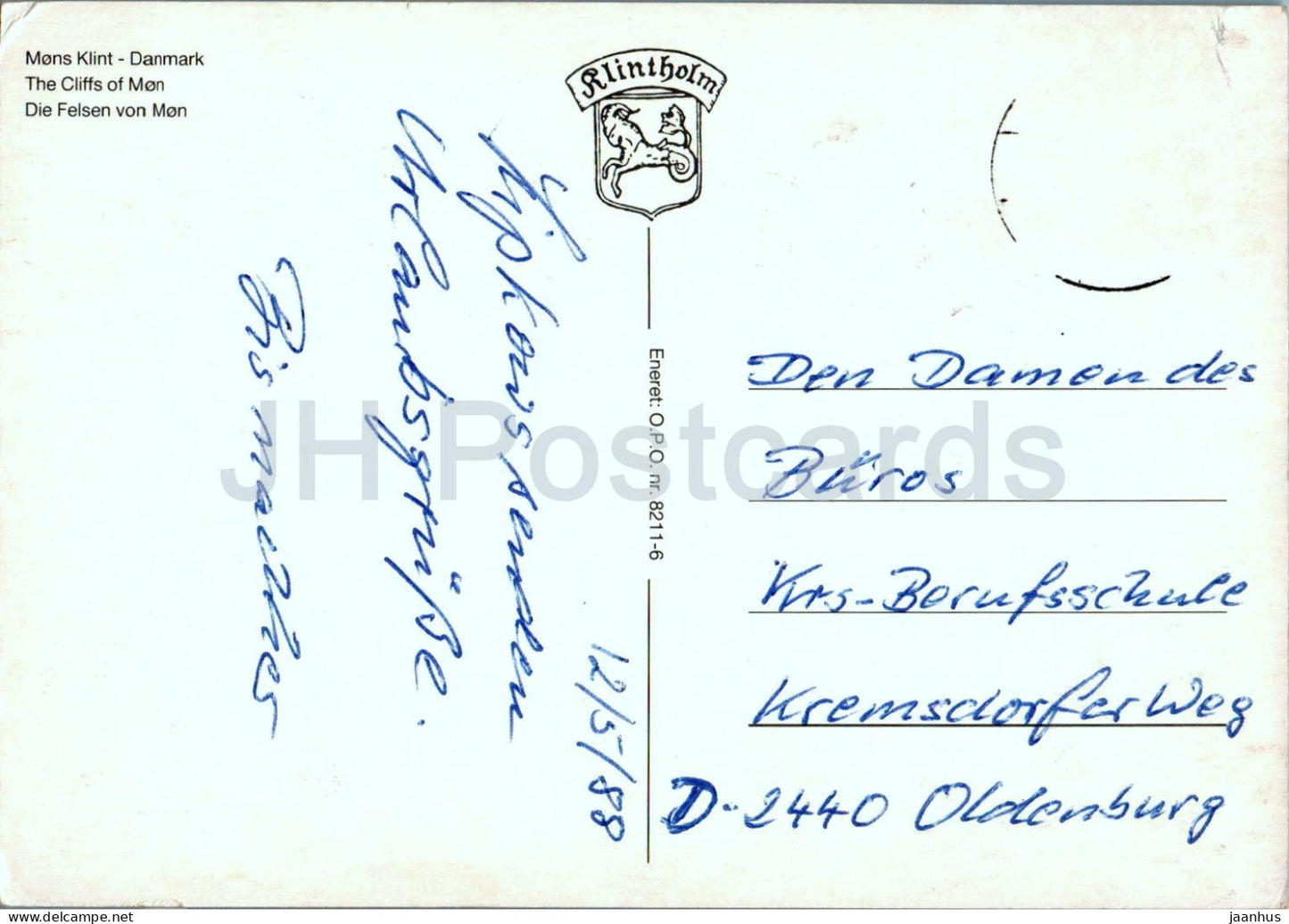 Mons Klint - The Cliffs of Mon - 1988 - Denmark - used