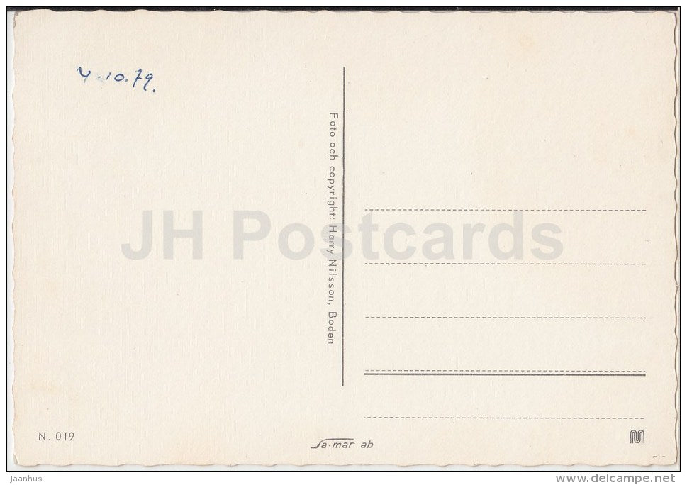 Pello - Pellohallen - bridge - Sweden - unused - JH Postcards