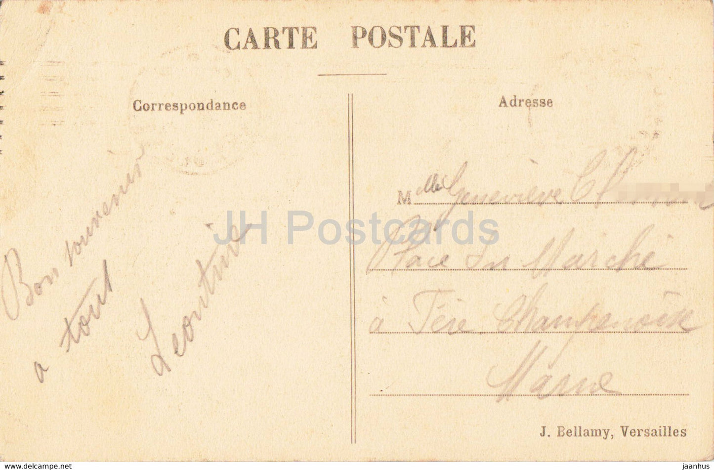 Versailles - Bassin de Neptune - 6 - old postcard - France - used