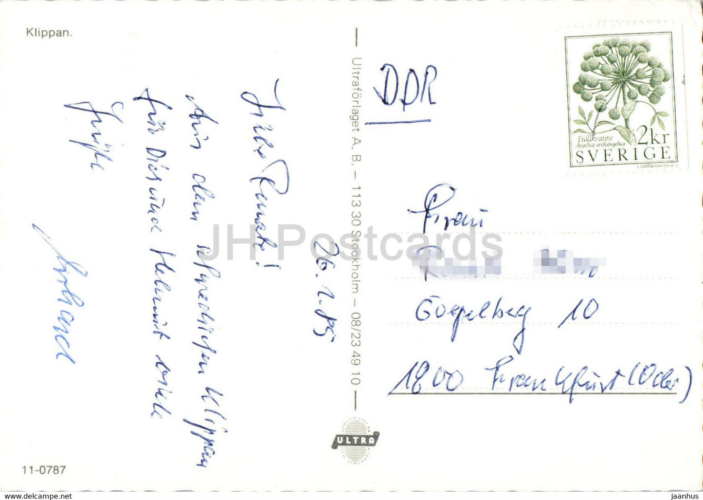 Klippan - 1979 - Suède - d'occasion