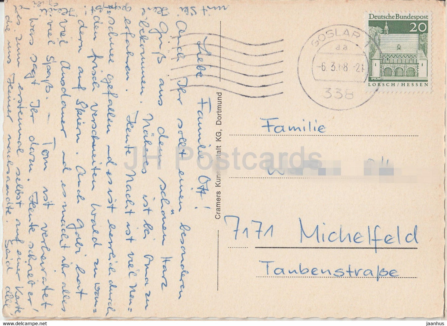 Winterfreuden à Torfhaus Oberharz 811 m - 1968 - Allemagne - occasion