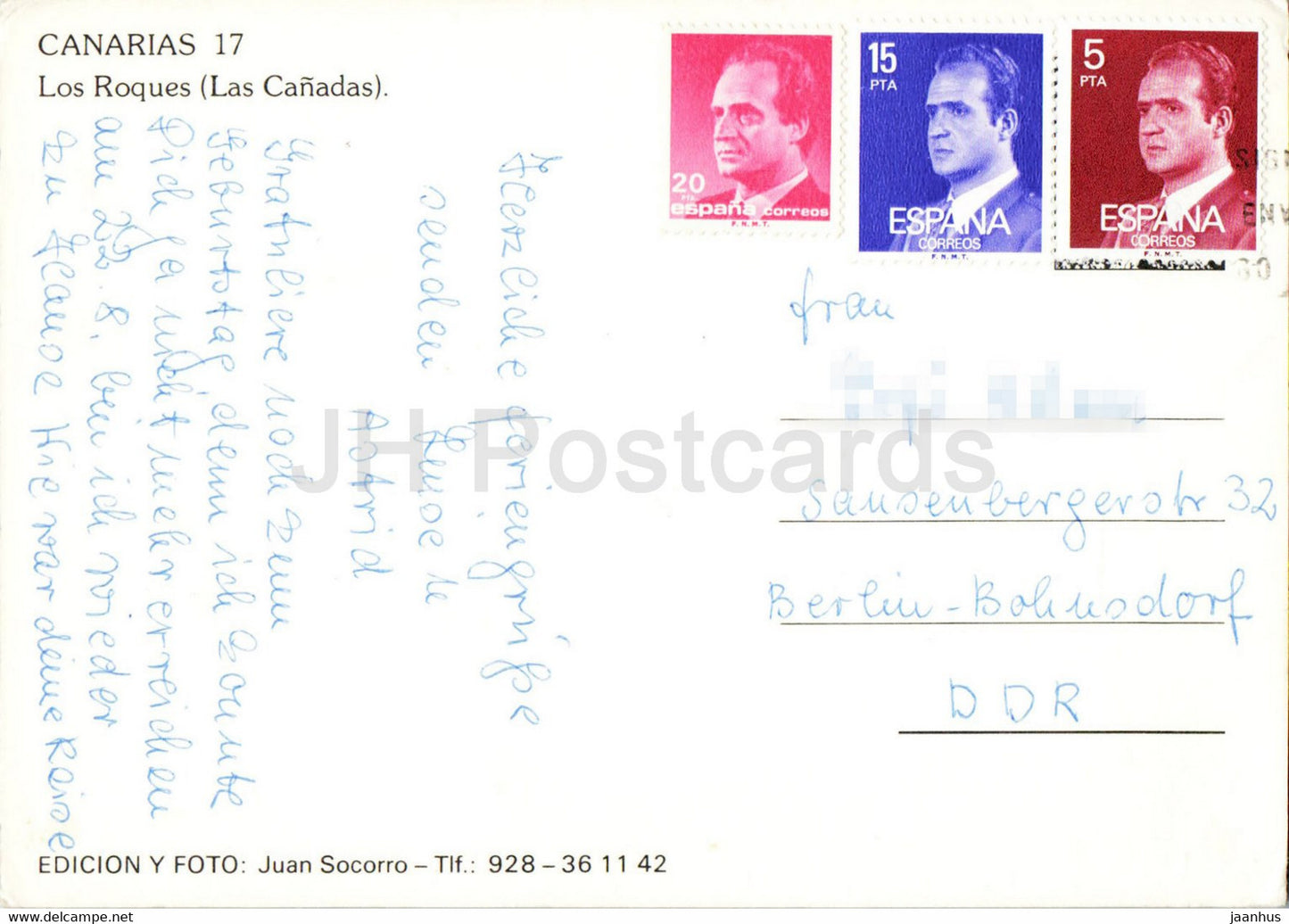 Canarias 17 - Los Roques - Las Canadas - Tenerife - Espagne - d'occasion