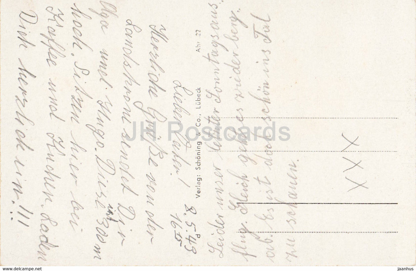 Neuenahr - Schwanenteich im Kaiser Wilhelm Park - old postcard - 1943 - Germany - used