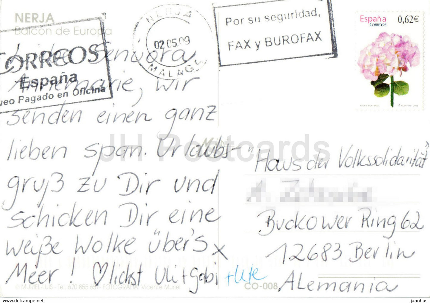 Costa del Sol - Nerja - Balcon de Europa - horse carriage - 2009 - Spain - used