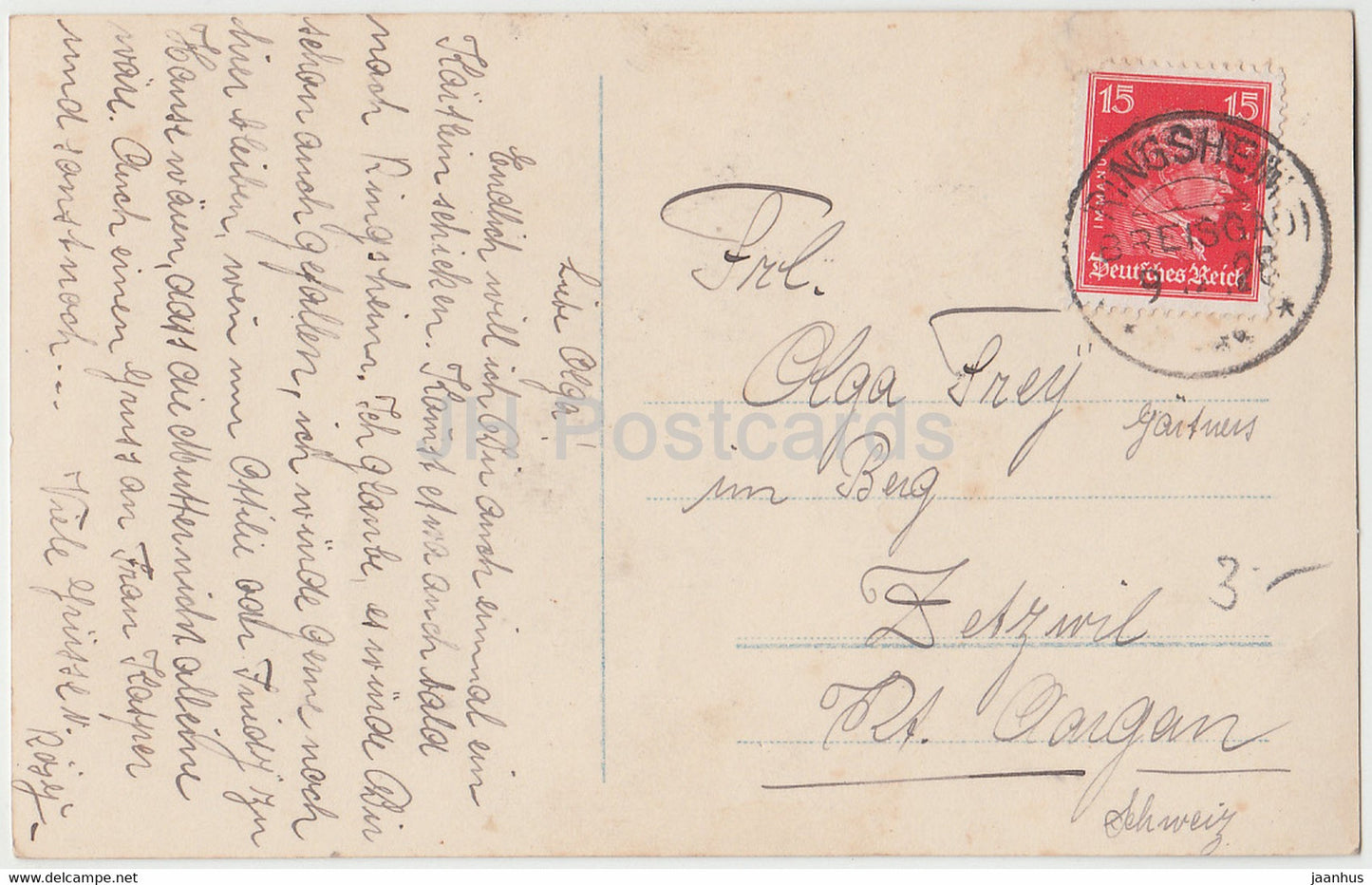 woman - NPG 386/3 - old postcard - 1928 - used