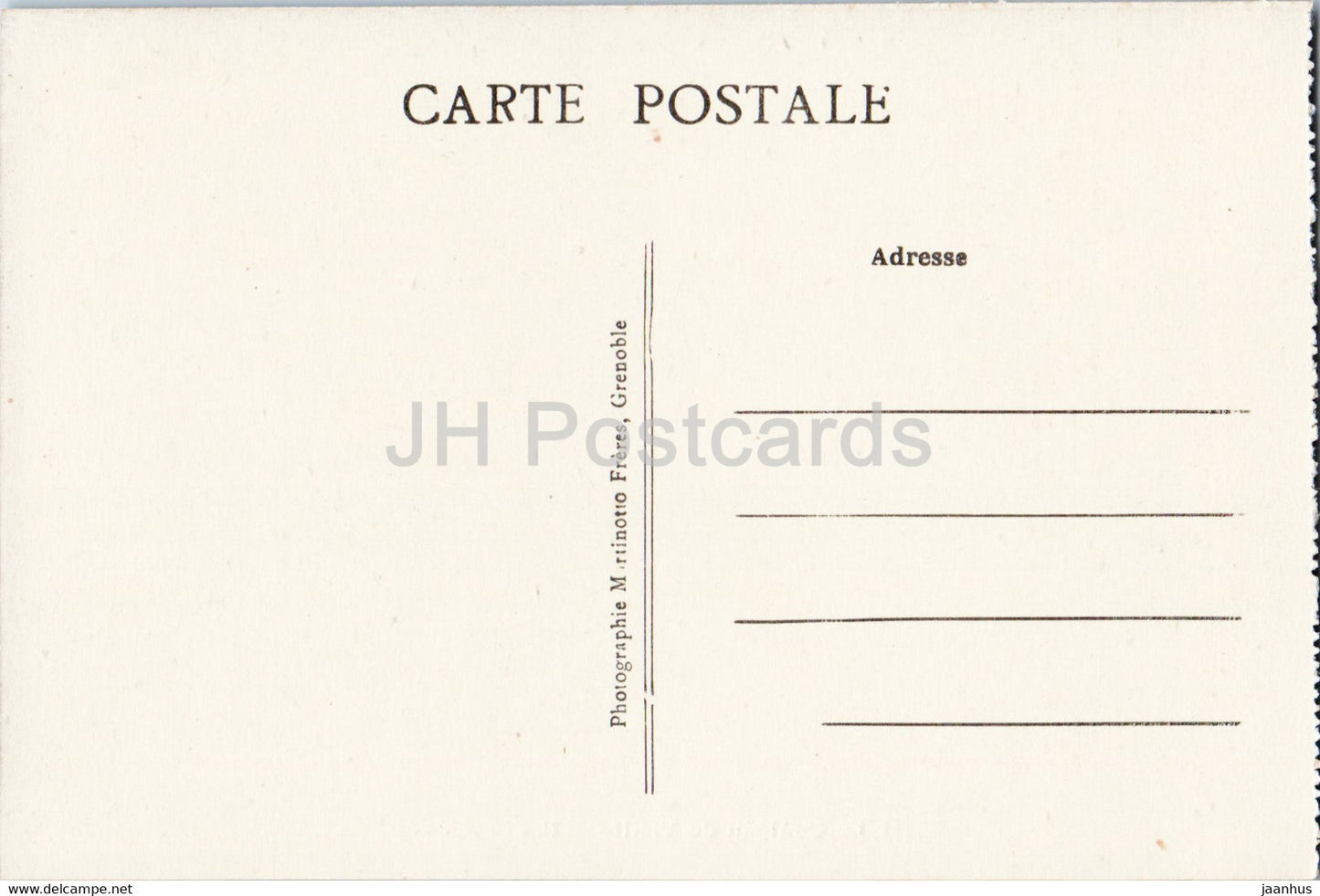 Le Chateau de Vizille - Une Chambre - Schloss - 111 - alte Postkarte - Frankreich - unbenutzt