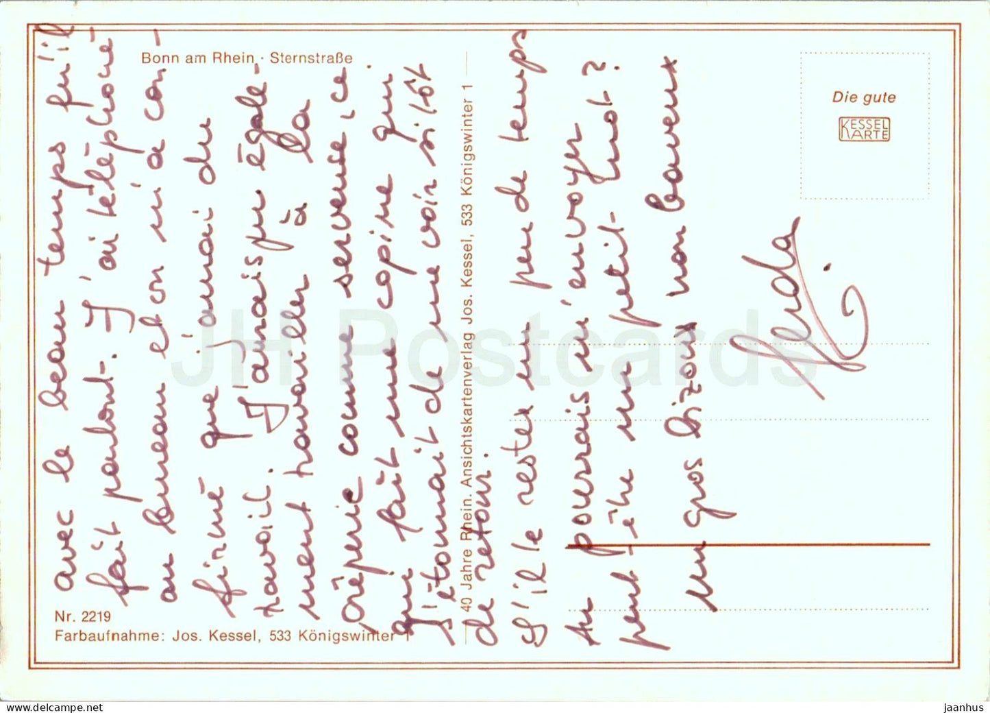 Bonn am Rhein - Sternstrasse - street - 2219 - Germany - used