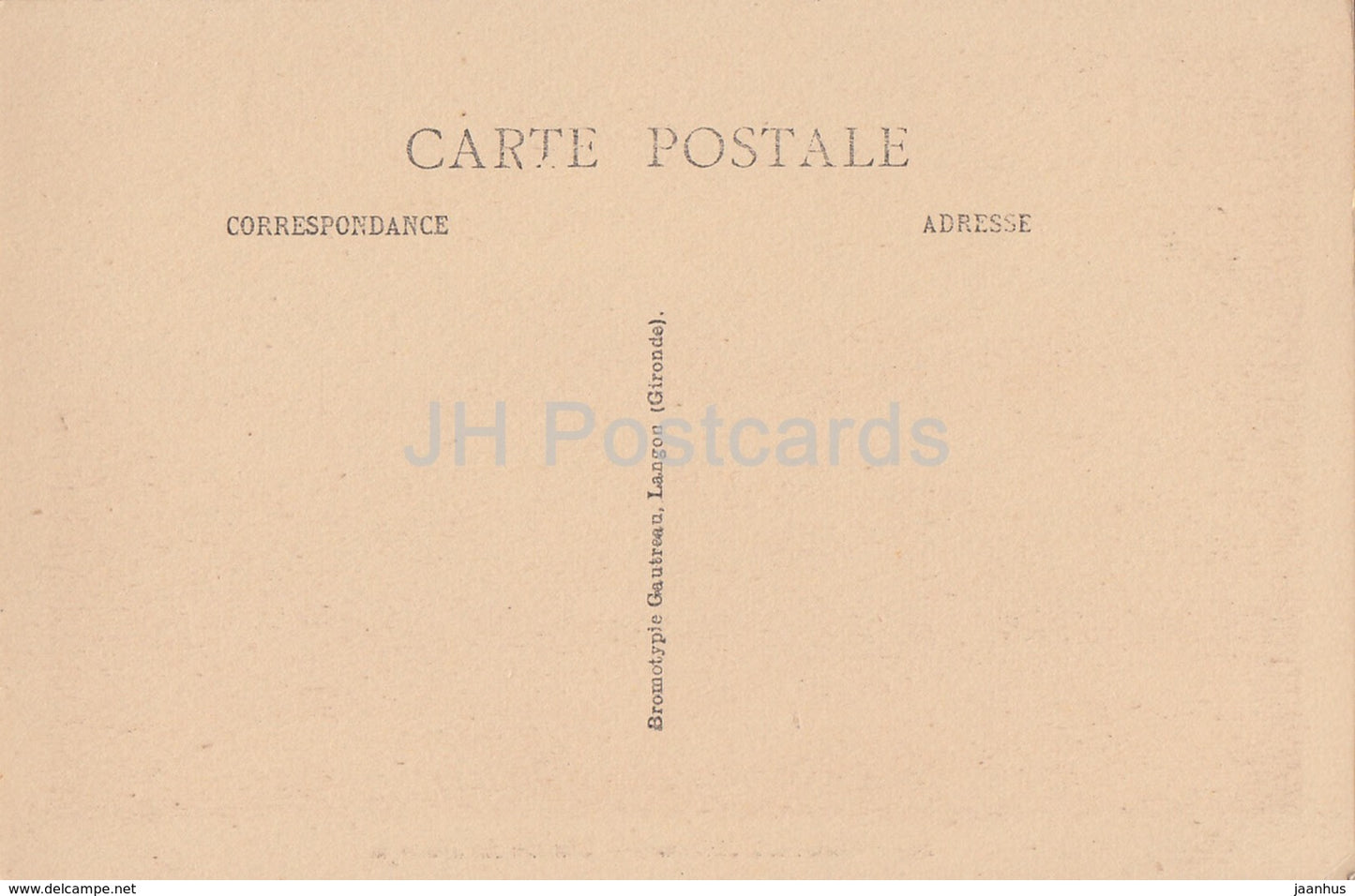 Preignac - Chateau La Montagne - castle - 233 - old postcard - France - unused