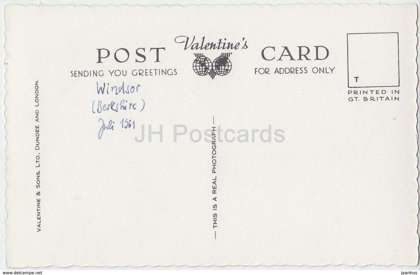 Château de Windsor - L'entrée royale de la chapelle Saint-Georges - H 8414 - 1961 - Royaume-Uni - Angleterre - utilisé