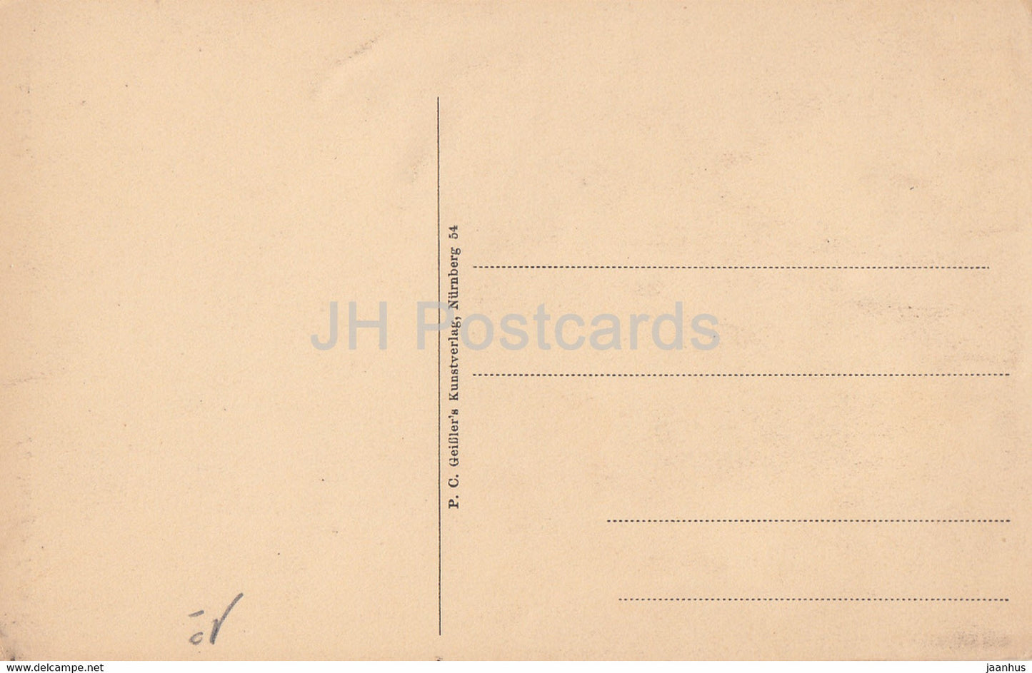 Nurnberg - Funfeckiger Turm - Nuremberg - old postcard - Germany - unused