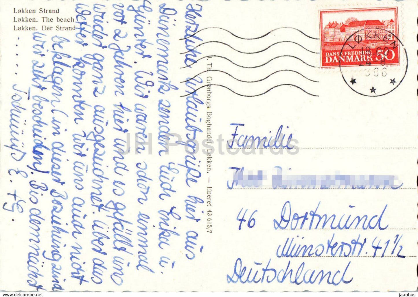 Lokken - The beach - 1986 - Denmark - used