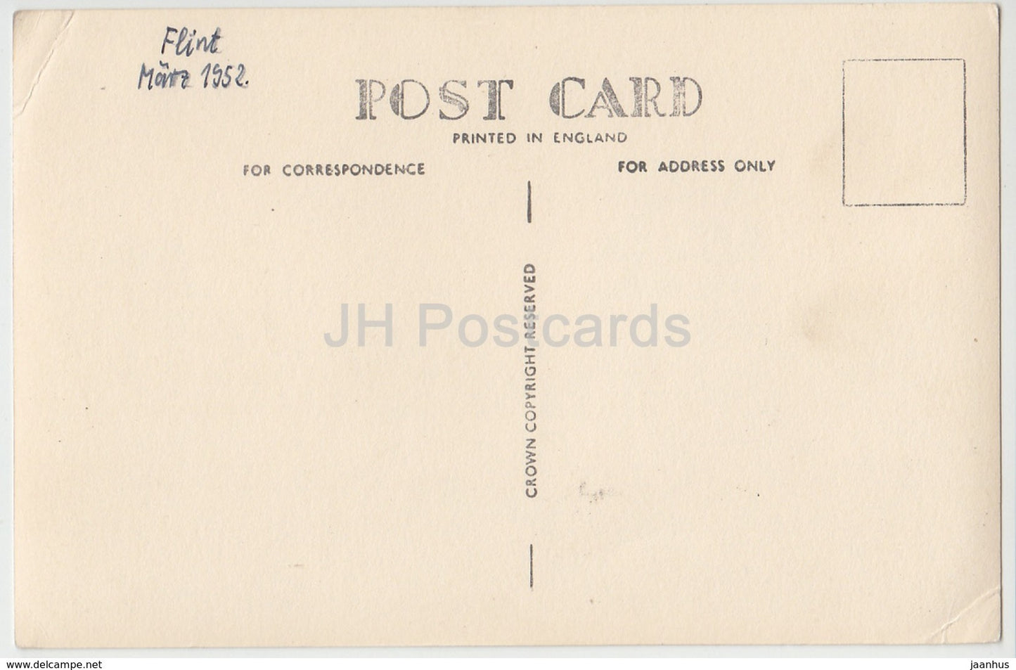 Flint Castle du NE - 1952 - Royaume-Uni - Pays de Galles - d'occasion