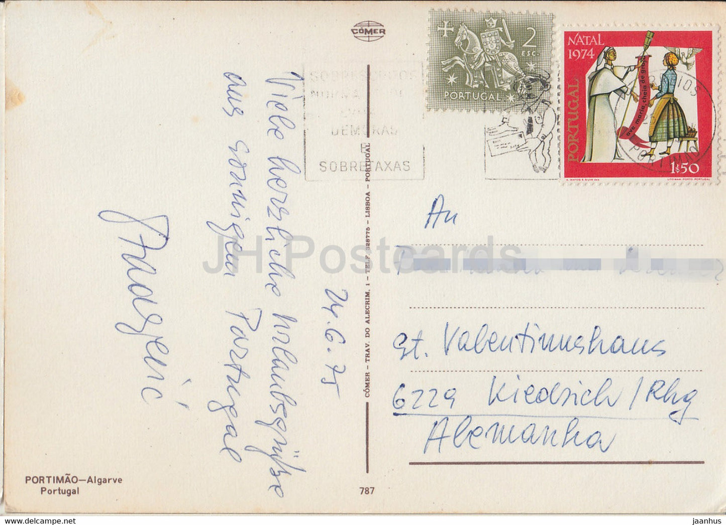 Portimao - Algarve - bateau de pêche - 787 - 1975 - Portugal - occasion