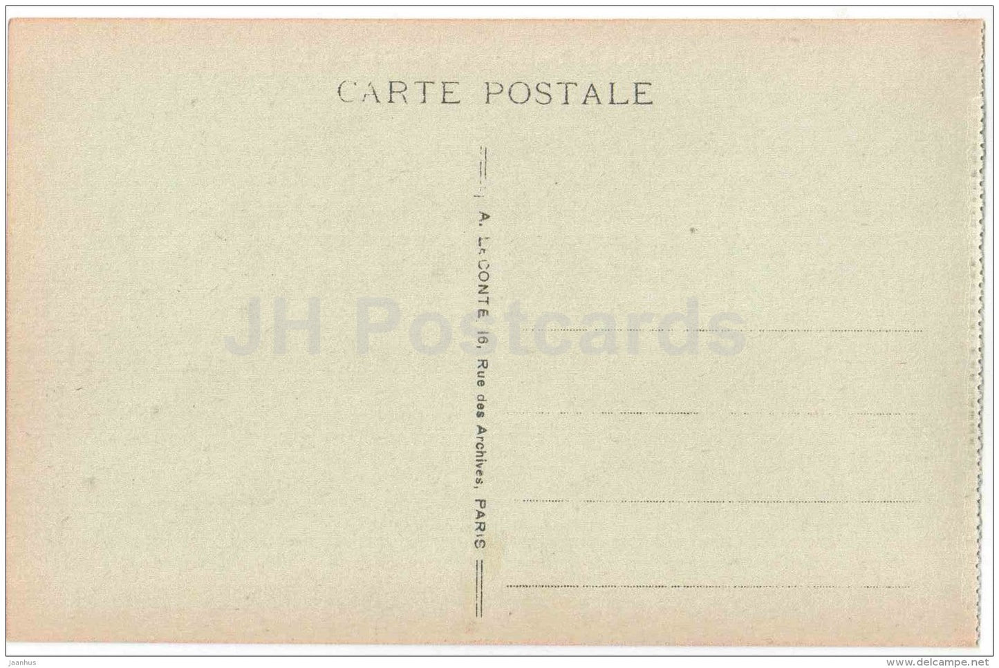 La Trocadero - old cars - 36 - Paris - France - unused - JH Postcards