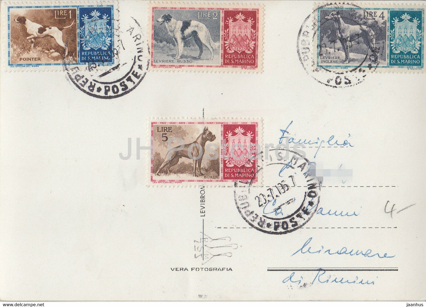 Repubblica di San Marino - Panorama visto dalla Prima Torre - Panorama seen from the First Tower - 65 - San Marino used