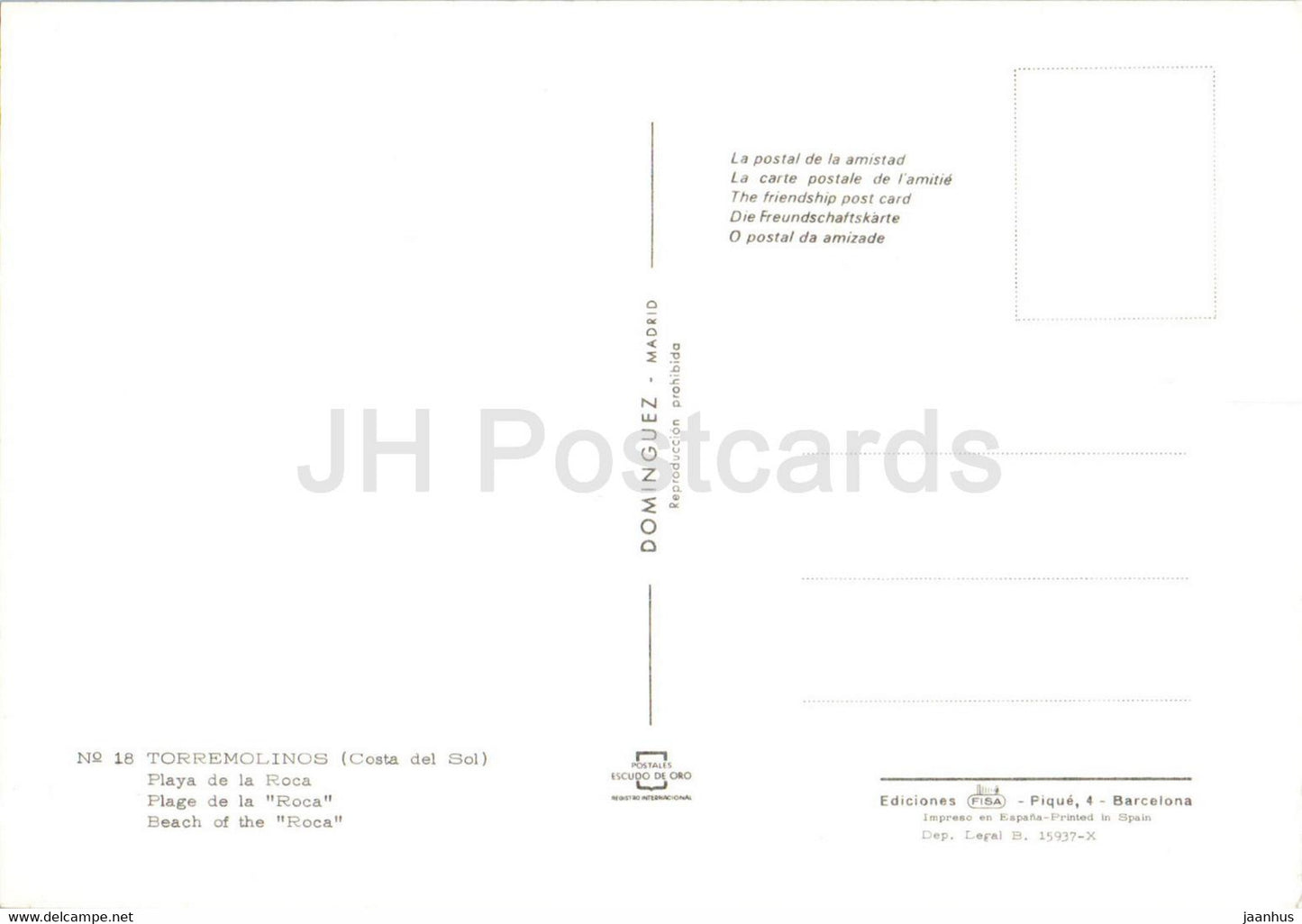 Torremolinos - Playa de la Roca - beach - 18 - Spain - unused