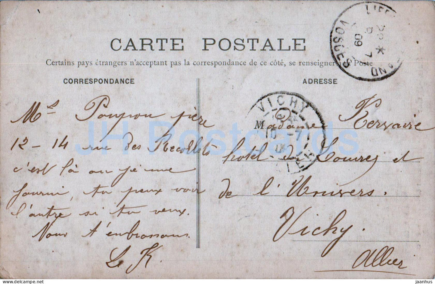 Saint Dizier - Le Monument de la défense - 796 - carte postale ancienne - 1906 - France - oblitéré