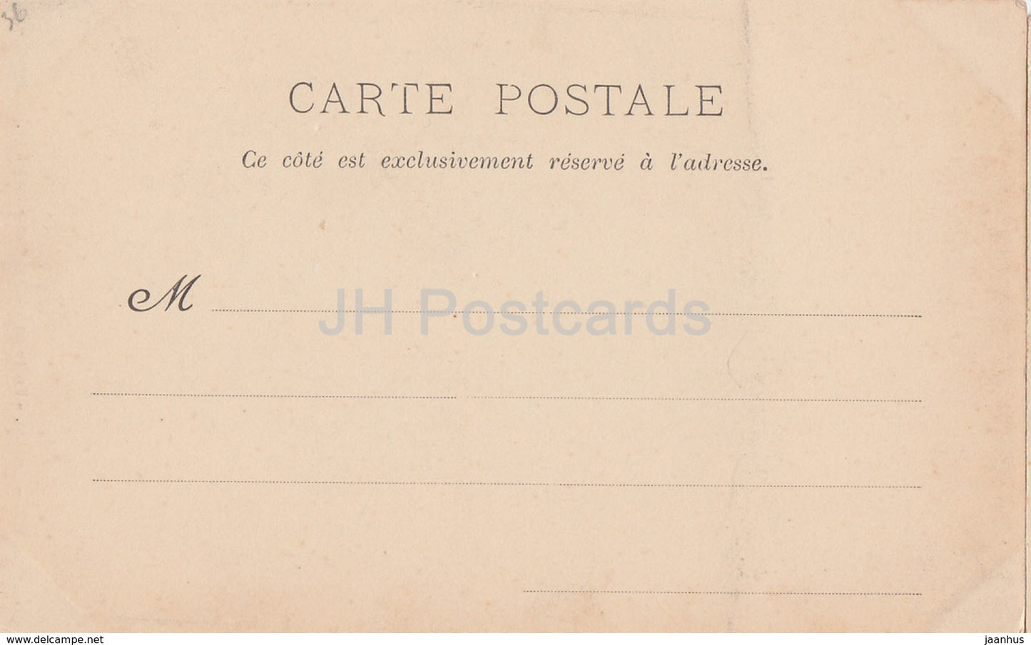 Loches - Porte du Chateau - cote interieur - castle - 112 - old postcard - France - unused