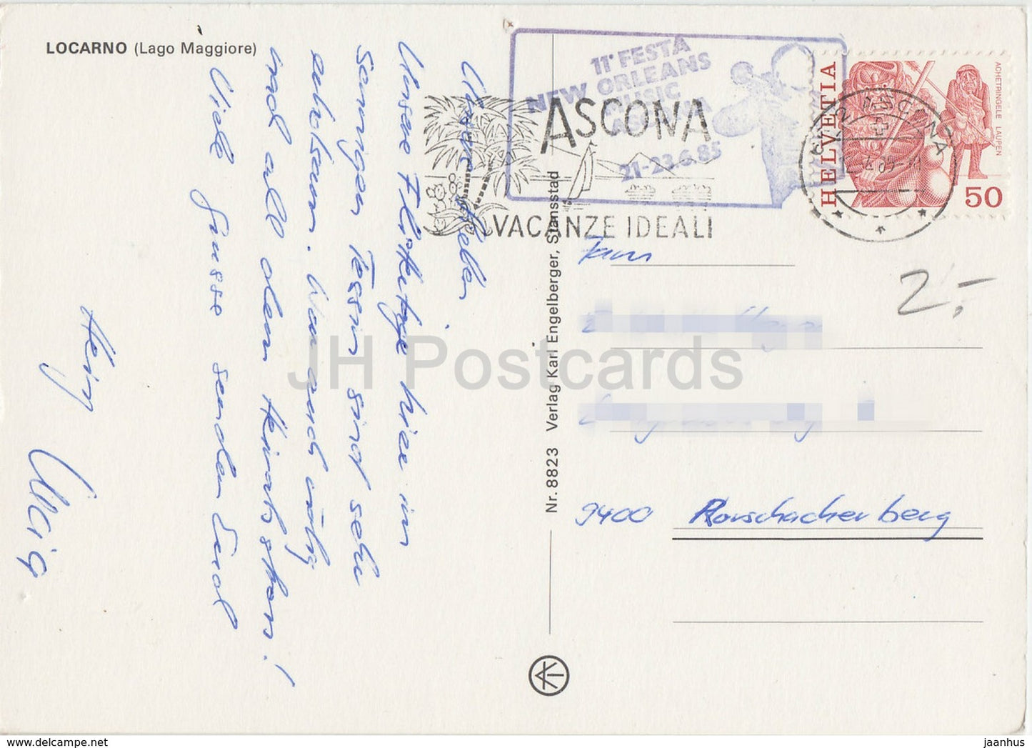 Locarno - Lago Maggiore - passenger boat - 1985 - Switzerland - used