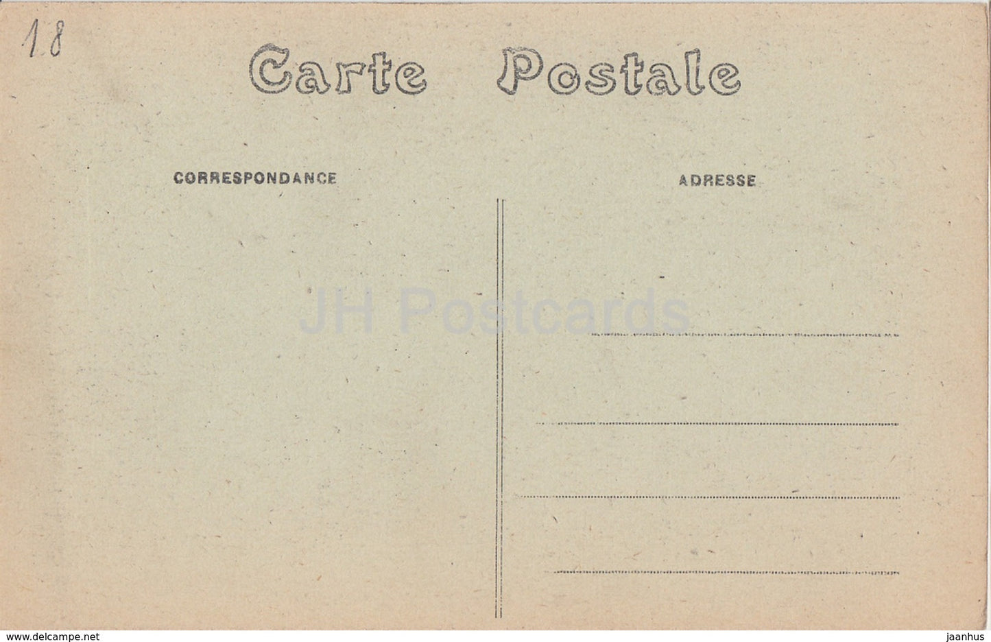 Bourges - Cathedrale - Detail du Portail St Ursin - cathedral - 260 - old postcard - France - unused