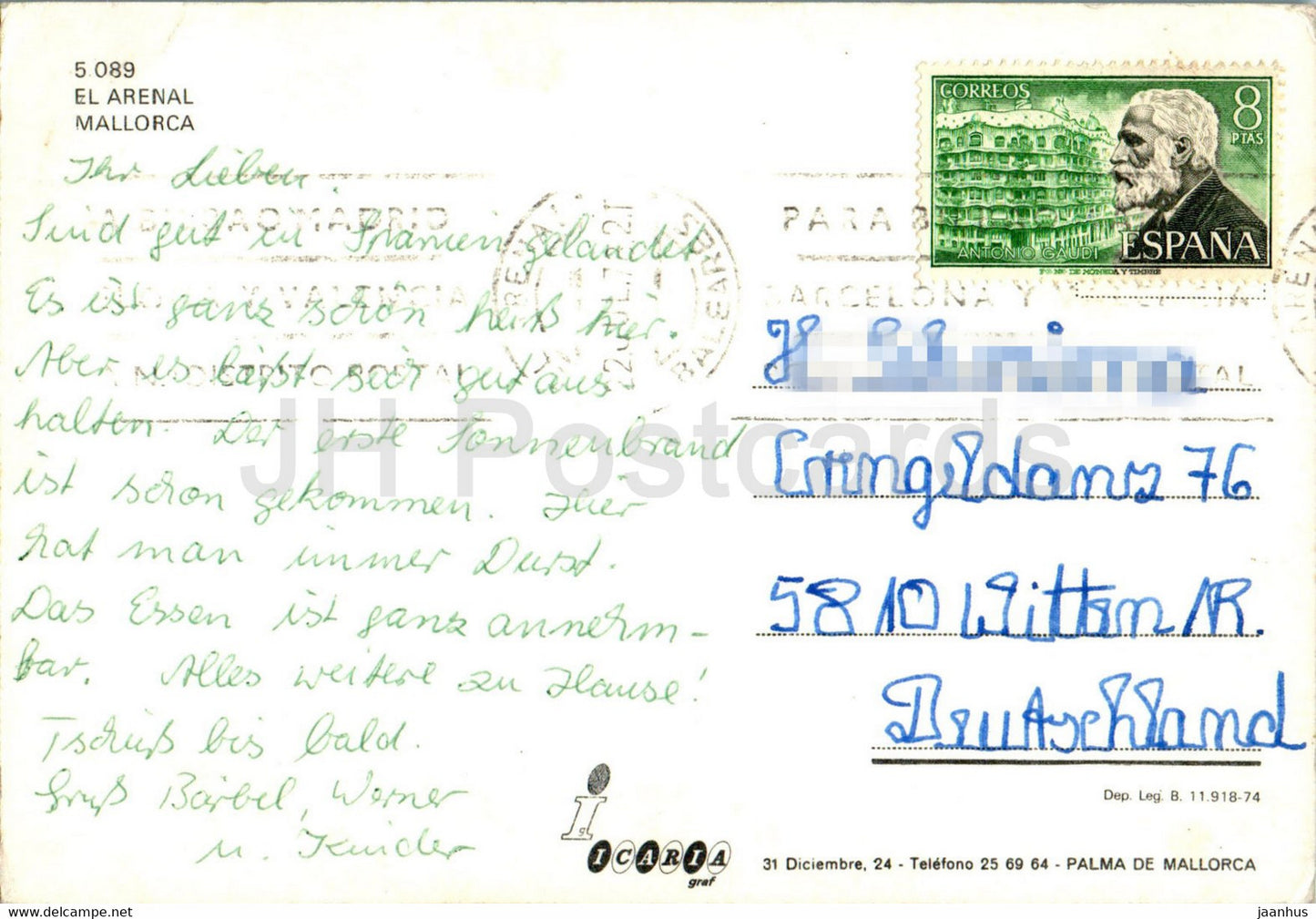 El Arenal - Mallorca - 5089 - Spain - used