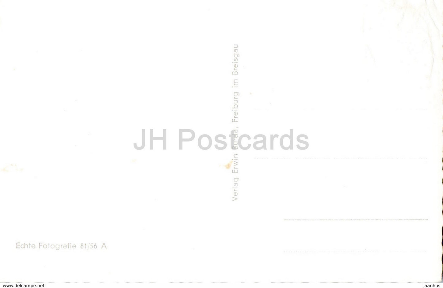 Zeltplatz Titisee Sandbank - Schwarzwald - carte postale ancienne - Allemagne - inutilisée