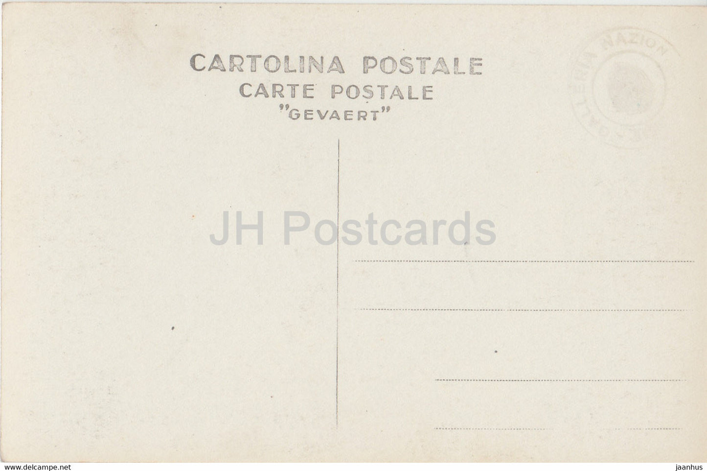 Urbino - palazzo ducale - salone del trono - old postcard - Italy - unused