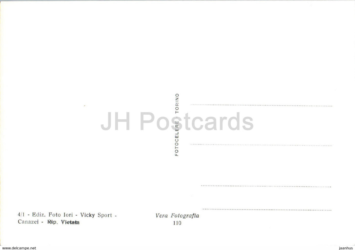 Campitello e Fontanazzo - Col Rodella - Gruppo Sasso Lungo - Gruppo Sella - alte Postkarte - Italien - unbenutzt
