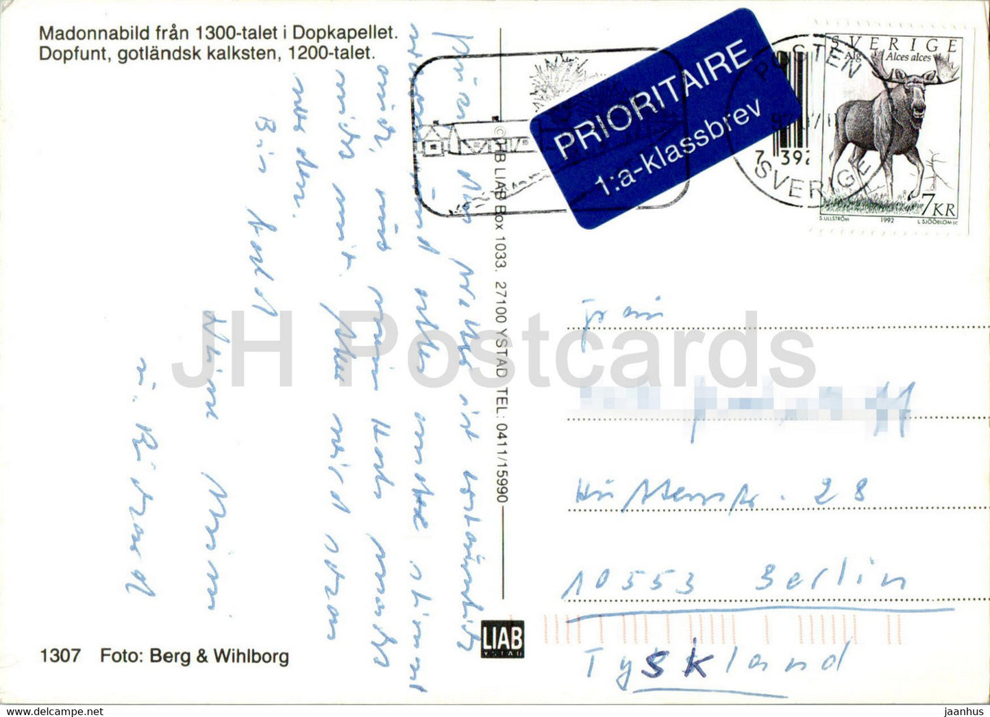 Lund - Lunds Domkyrka - cathedral - Madonnabild - Dopkapellet - multiview - 1307 - Sweden - used