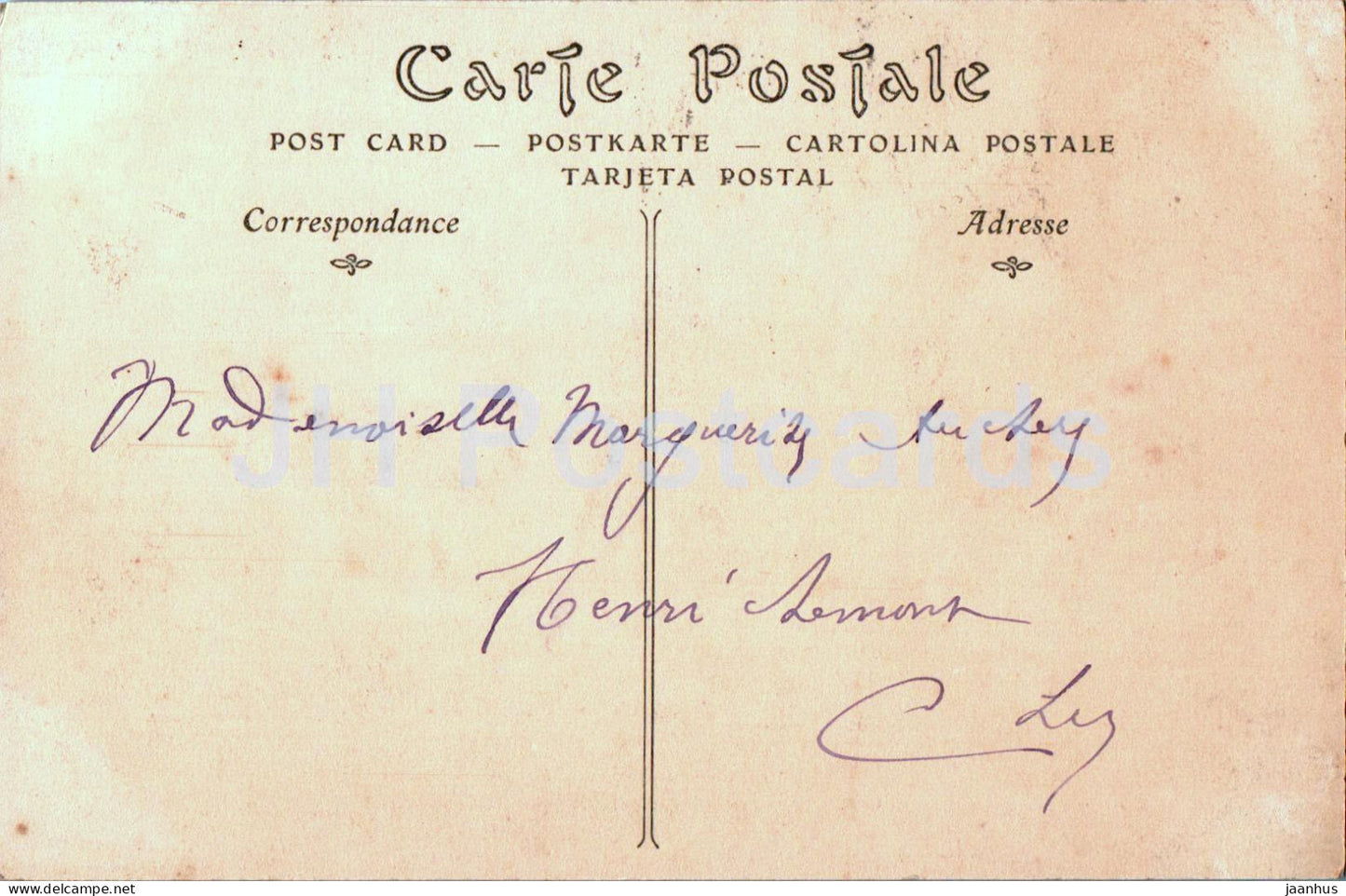 Chateau de Chaumont Sur Loire - L'Entrée - Schloss - 5 - alte Postkarte - Frankreich - gebraucht