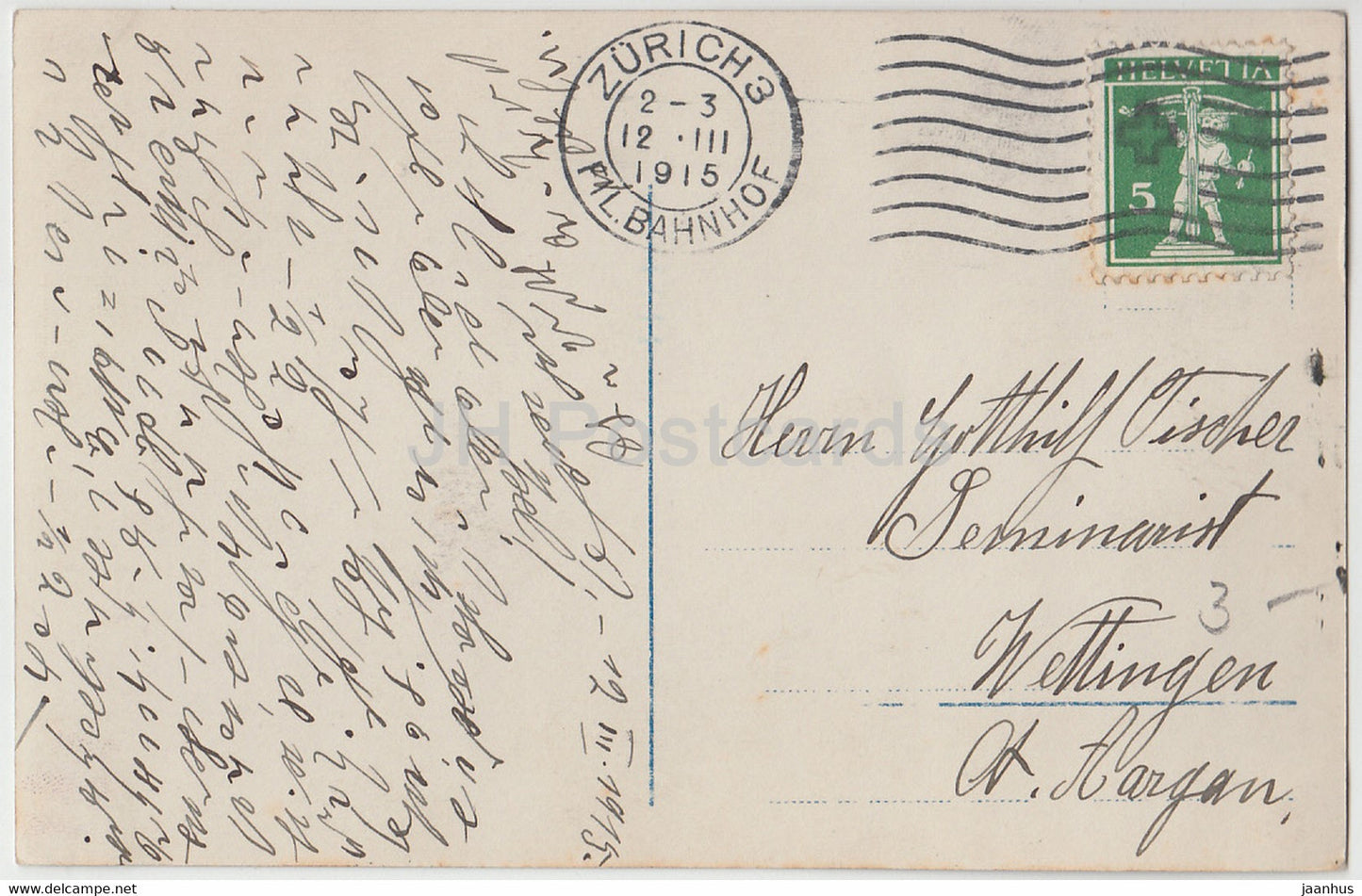 Ich Schnitt es gern in alle Rinden ein - couple - femme et homme - PH 5208 - carte postale ancienne - 1915 - Allemagne - utilisé