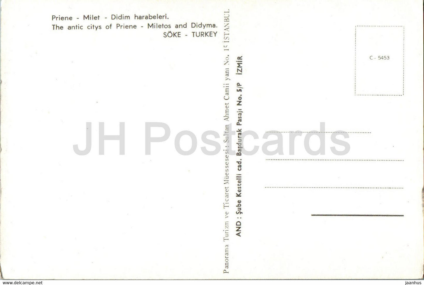 Priène - Miletos - Didymée - Soke - multiview - monde antique - 5453 - Turquie - inutilisé