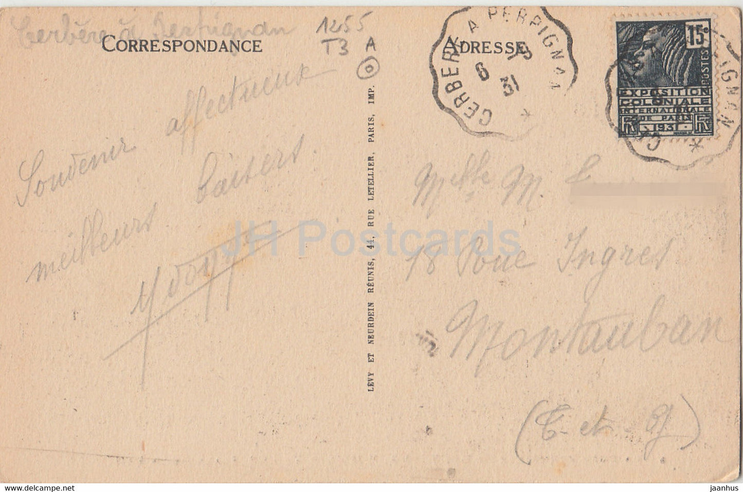 Banyuls sur Mer - vue generale de la Baie - 5 - old postcard - 1931 - France - used