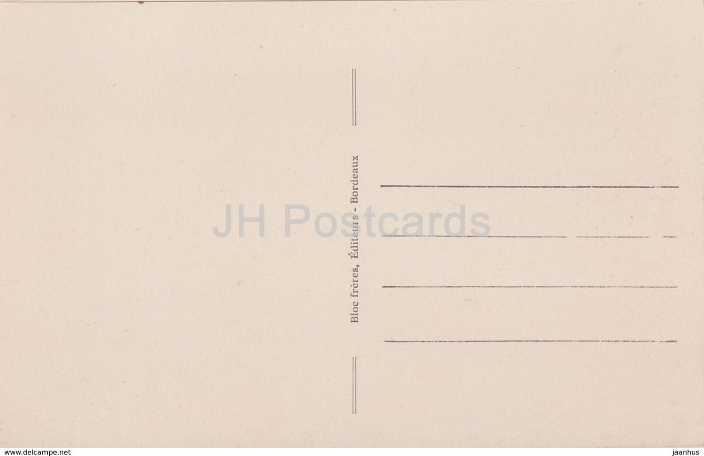 Bordeaux - Les Ruines du Palais Gallien - ruins - 169 - old postcard - France - unused